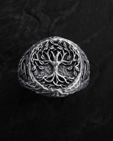 Серебряное кольцо YGGDRASIL - TREE OF LIFE / Кольца