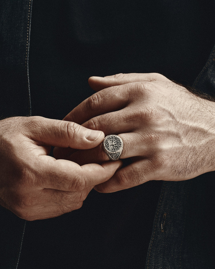 Silver ring YGGDRASIL - TREE OF LIFE 4