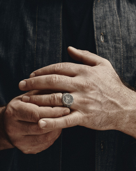 Срібний перстень YGGDRASIL - TREE OF LIFE 2