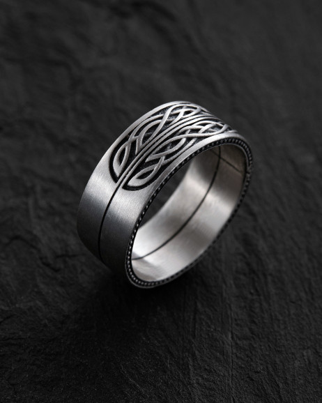 Серебряное кольцо ELVEN STAR 2