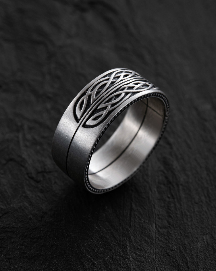 Серебряное кольцо ELVEN STAR 2