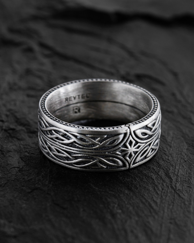 Серебряное кольцо ELVEN STAR 3