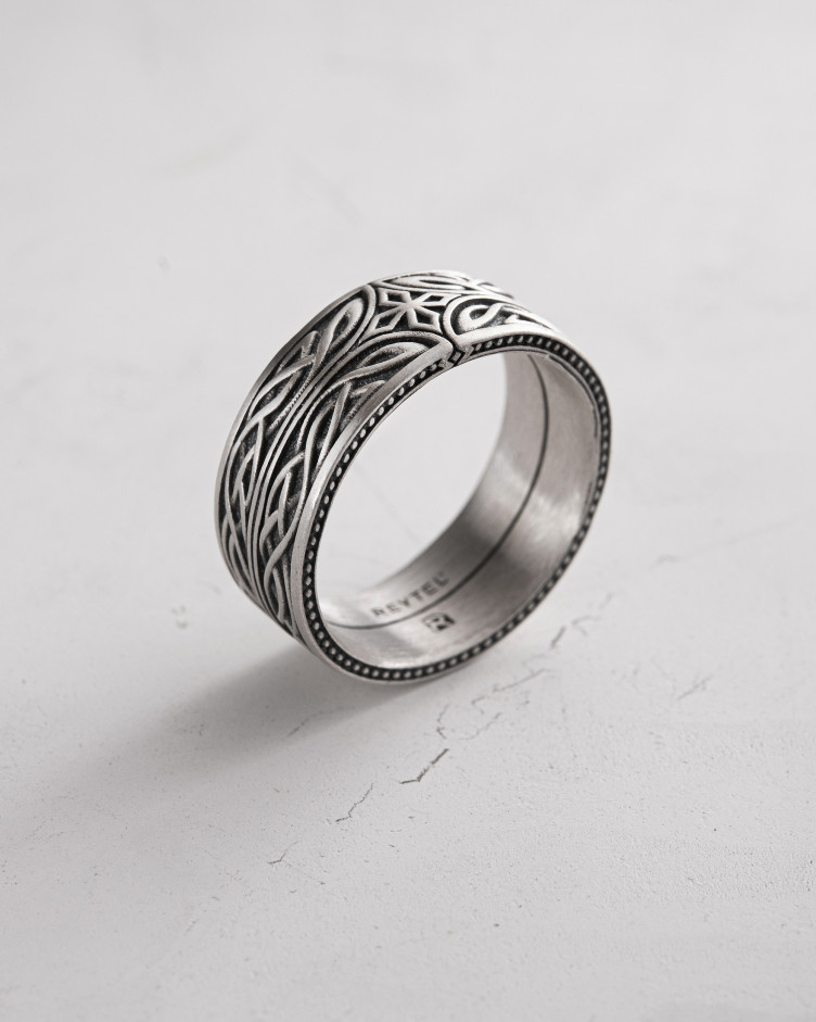 Серебряное кольцо ELVEN STAR 4