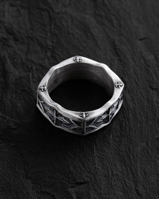 Срібний перстень SANCTUM. FLEUR DE LIS / Персні + 3