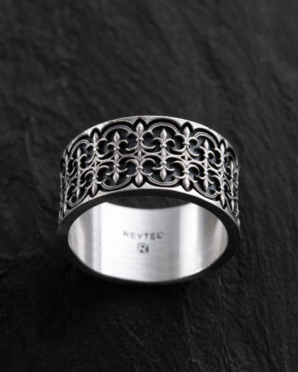 Серебряное кольцо GOTHIC FLEUR DE LIS / Кольца + 3