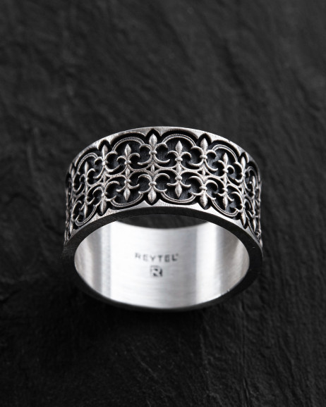 Серебряное кольцо GOTHIC FLEUR DE LIS 3