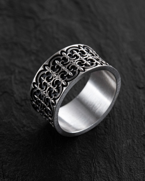 Серебряное кольцо GOTHIC FLEUR DE LIS 2
