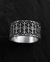Срібний перстень GOTHIC FLEUR DE LIS