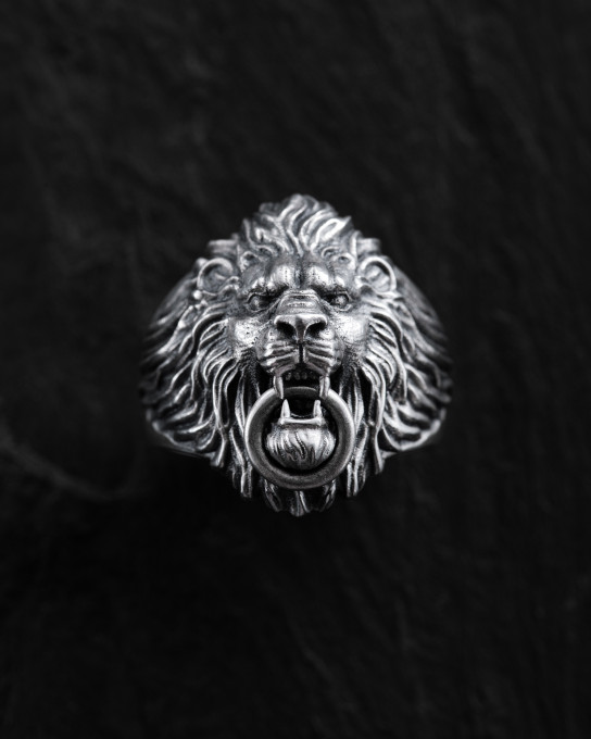 Срібний перстень THE LION / Персні