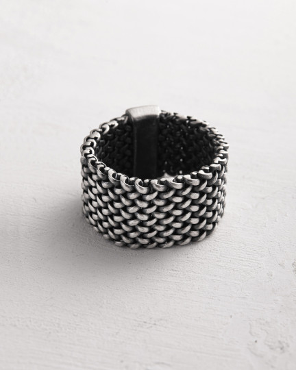 Серебряный кольцо MAILLE / Кольца + 3