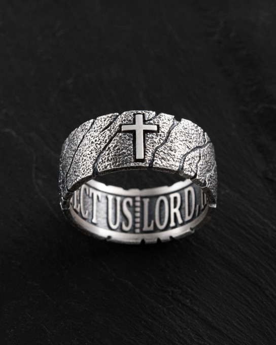 Срібний перстень GOD'S SHIELD / Персні