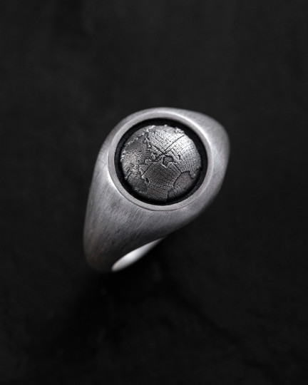 Серебряный перстень EARTH / Кольца