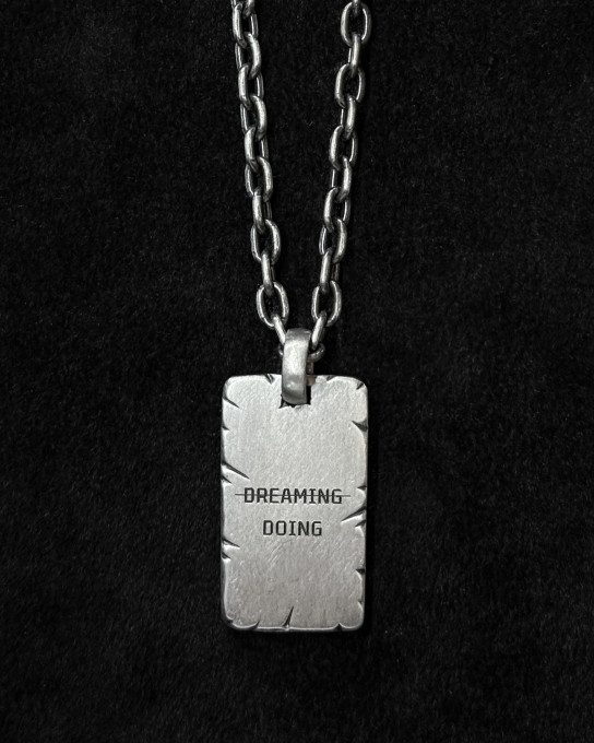 Серебряный жетон   ̶D̶R̶E̶A̶M̶I̶N̶G̶  DOING / Кулоны + 3