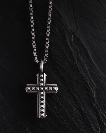 Серебряный крест FAITH / Кулоны
