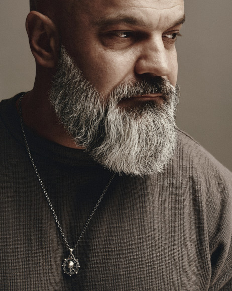 Silver pendant WHEEL of FATE 2