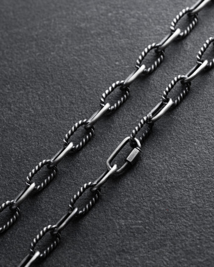 Серебряная цепочка ANKERWEBEN / Цепочки + 4
