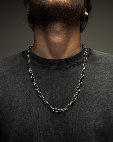 Silver chain ANKERWEBEN