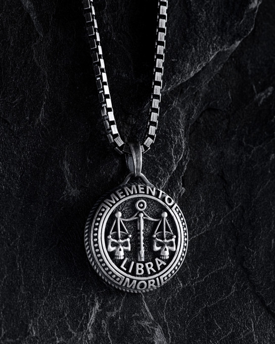 Кулон Знак зодиака - LIBRA. MEMENTO MORI (весы) / Кулоны