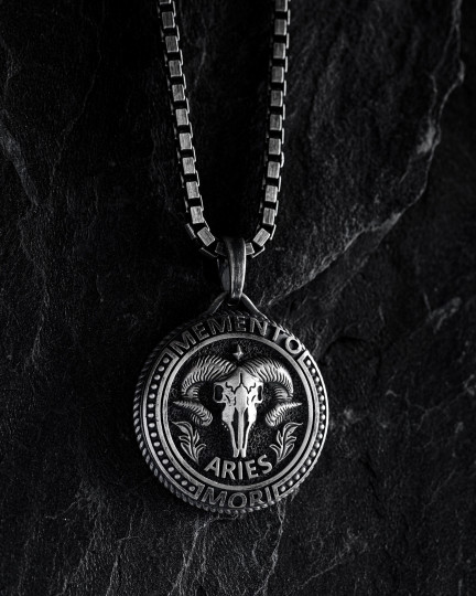 Кулон Знак зодиака - ARIES. MEMENTO MORI (овен) / Кулоны