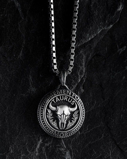 Кулон Знак зодиака - TAURUS. MEMENTO MORI (телец) / Кулоны