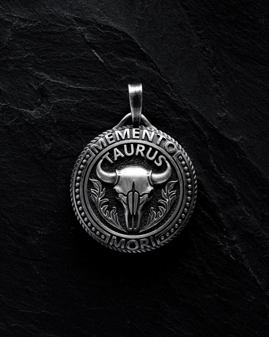 Кулон Знак зодіаку - TAURUS. MEMENTO MORI (телець) / Кулони + 5