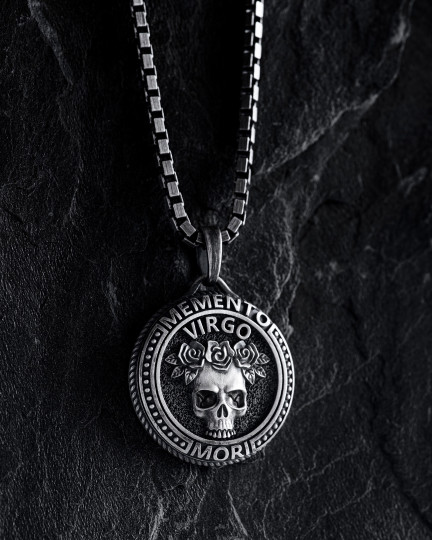 Кулон Знак зодиака - VIRGO. MEMENTO MORI (дева) / Кулоны