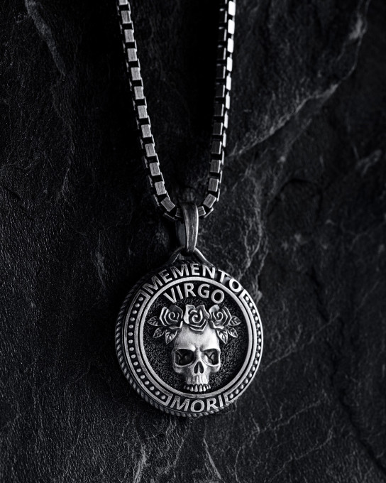 Кулон Знак зодіаку - VIRGO. MEMENTO MORI (діва) / Кулони