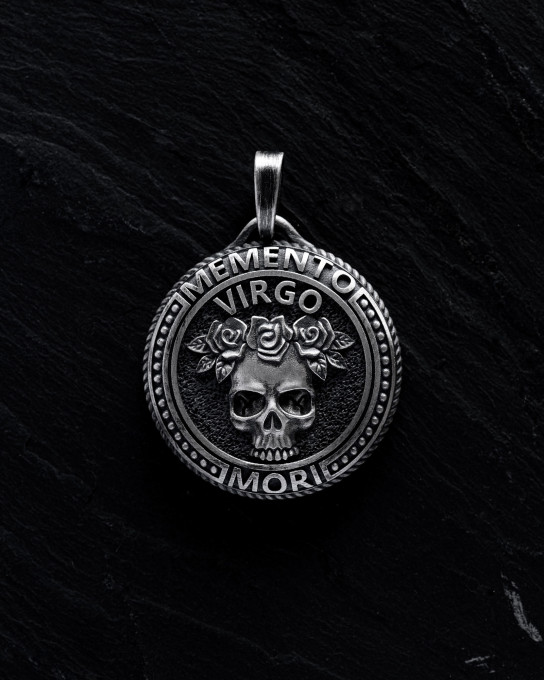Кулон Знак зодіаку - VIRGO. MEMENTO MORI (діва) / Кулони + 2