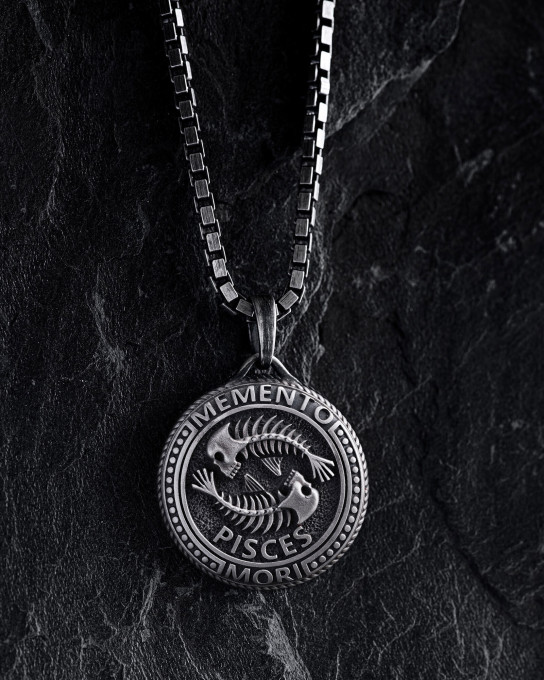 Кулон Знак зодіаку - PISCES. MEMENTO MORI (риби) / Кулони