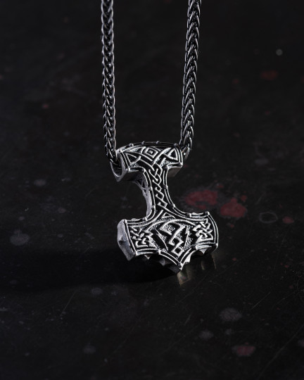 Серебряный кулон MJOLNIR / Кулоны + 2