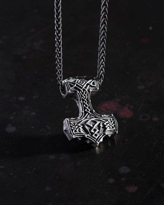 Серебряный кулон MJOLNIR / Кулоны + 3