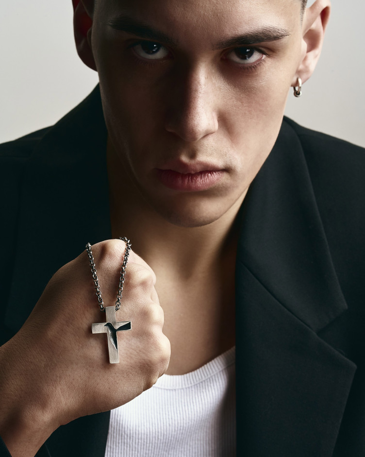 Серебряный крест DIVINE 8