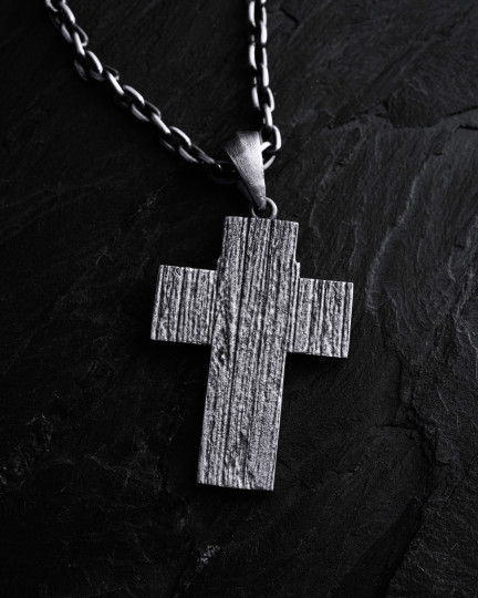 Серебряный крест REDEMPTION. JESUS CHRIST / Кулоны + 2
