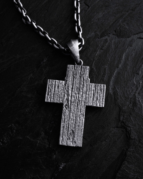 Серебряный крест REDEMPTION. JESUS CHRIST / Кулоны + 3