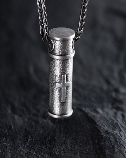 Серебряный кулон RELIQUARY WITH THE CROSS / Кулоны + 3