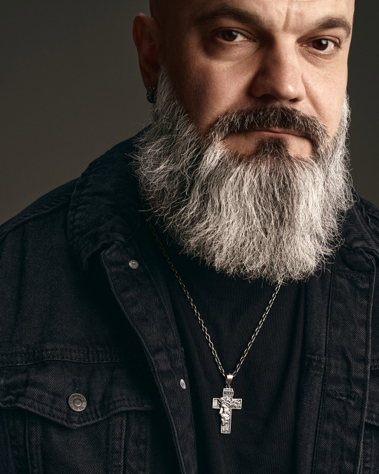 Срібний хрест FACE OF JESUS CHRIST. INRI / Кулони + 4