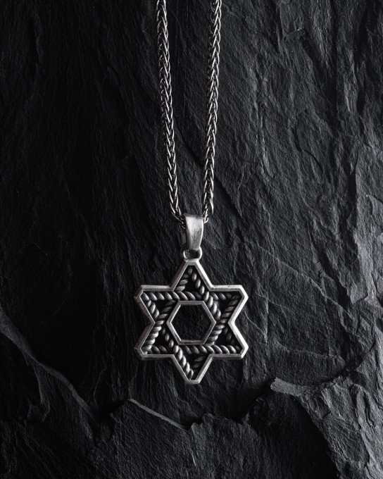 Срібний кулон STAR OF DAVID / Кулони + 3