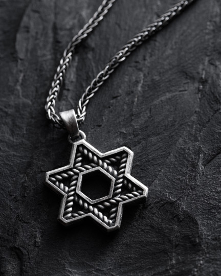 Серебряный кулон STAR OF DAVID / Кулоны