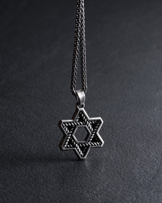 Срібний кулон STAR OF DAVID / Кулони + 5
