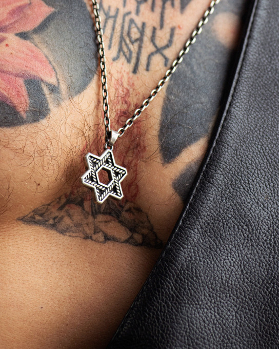 Срібний кулон STAR OF DAVID / Кулони + 6