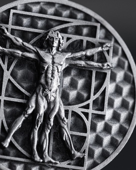 Срібний кулон VITRUVIAN MAN (Leonardo da Vinci) / Кулони + 5