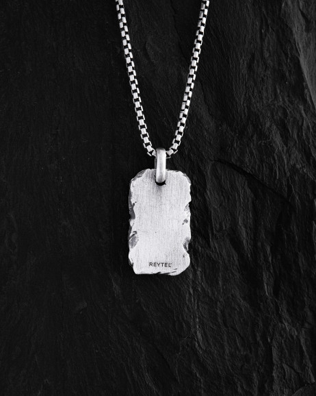 Silver pendant STONEHENGE (individual engraving) 10