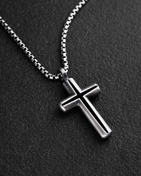 Срібний хрест LUMEN FIDEI 6