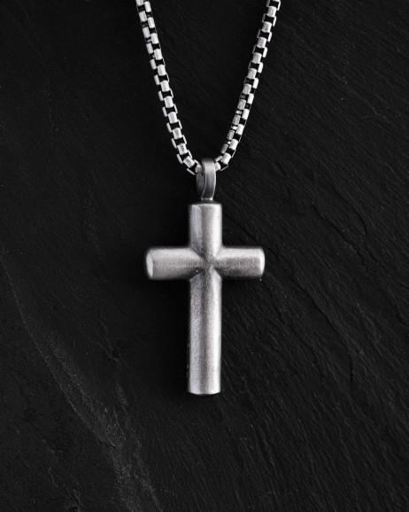 Срібний хрест LUMEN FIDEI 3