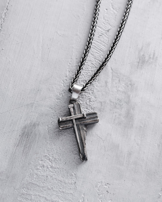 Серебряный крест TITLES CRUCIS / Кулоны + 4