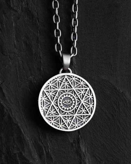 Серебряный кулон FLOWER OF LIFE / Кулоны