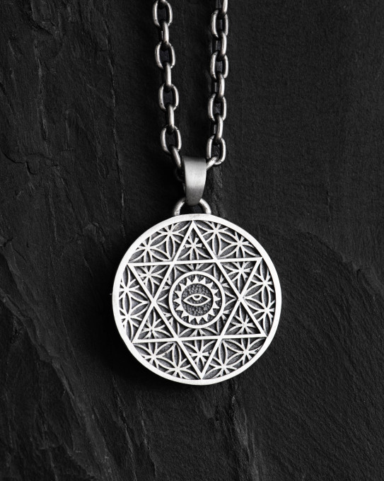 Серебряный кулон FLOWER OF LIFE / Кулоны