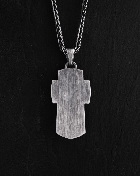 Серебряный крест ARCHANGEL MICHAEL / Кулоны + 4