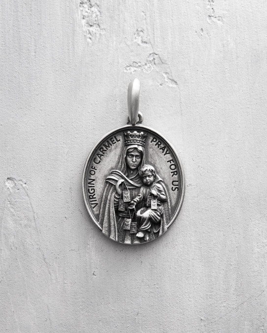 Срібний кулон VIRGIN OF CARMEL / Кулони + 5