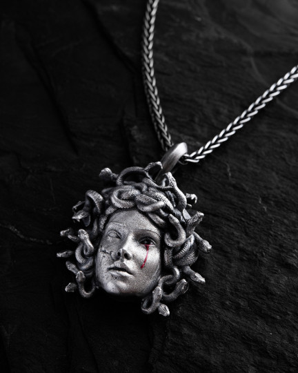 Серебряный кулон MEDUSA GORGON / Кулоны + 3
